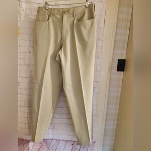 New Prada “Classic Slim Chino” Tan Flat-Front Pants Sz 38x32 (Prada 54) $1250